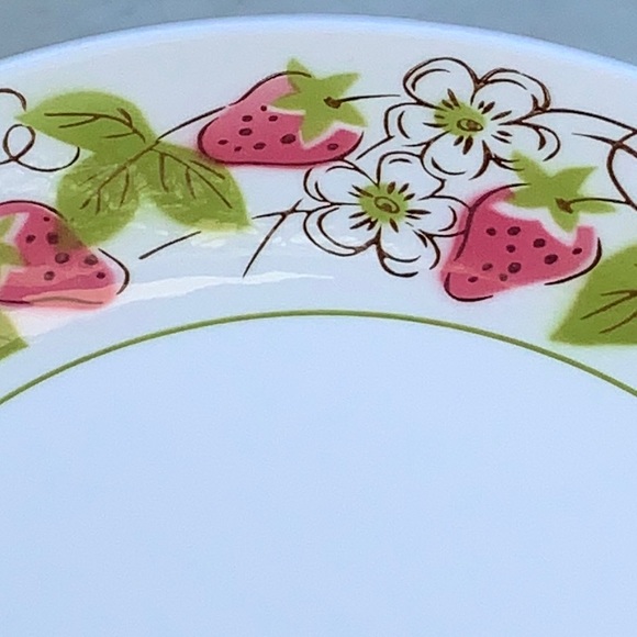 MIKASA FOCUS-SHAPE CARLSBERRY MID CENTURY VINTAGE 12 IN PLATTER PINK GREEN JAPAN - Picture 4 of 7